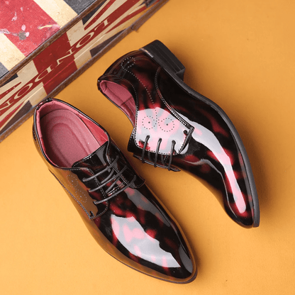 🐦Early Bird Offer🎁--30% OFF🎉Mens Stylish Comfortable Non Slip Leather Oxfords Dress Shoes