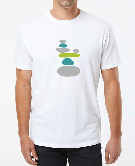 Eco-Zen Cairn Rocks Men's T-Shirt